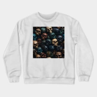 Halloween Decorations 22 - Skulls Crewneck Sweatshirt